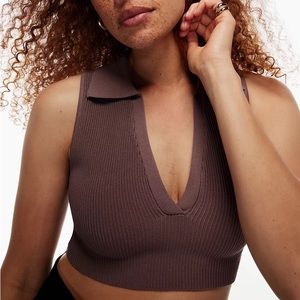 Babaton Sculpt Knit Polo Top